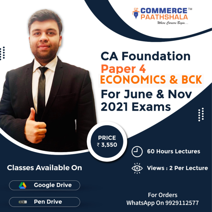 CA Foundation Economics & BCK Paper 4