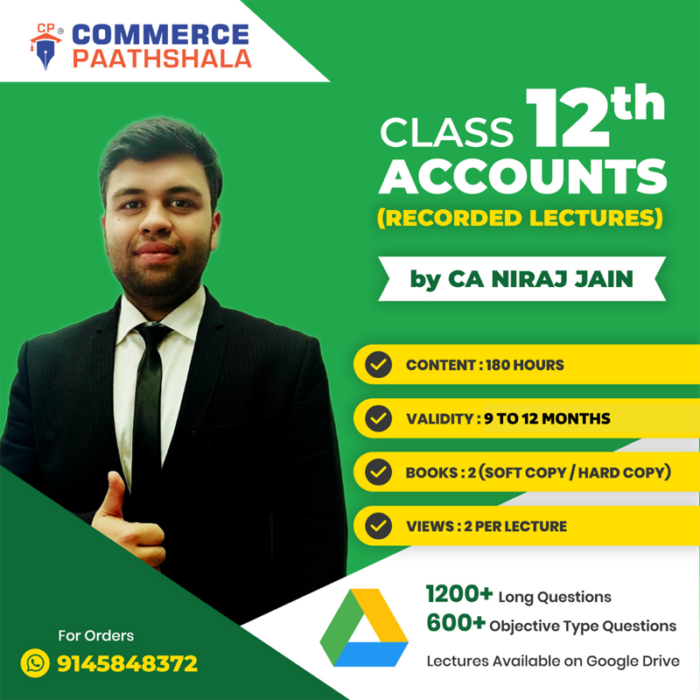 Class 12th Accounts Google Drive Course